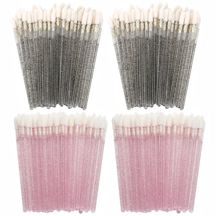 Wholesale 100/300PCS Disposable Lip Makeup Brushes - Lipstick Applicator Wands,  Eyelash Extension Beauty Tools Accessories