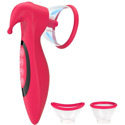 KUSHOR Powerful Sucking Vibrator for Women Tongue Licking Vibrating Clitoris Sucker Vibrator Nipple Stimulator Adults Sex Toy