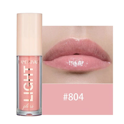 12 Colors Mirror Pearl Lip Gloss Long-lasting Moisturizing Shine Glitter Lip Glaze Waterproof Glass Liquid Lipstick Women Makeup