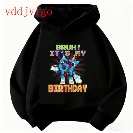 Hoodie 67 Six Seven Clothing Steal A BrainRot Cartoon Girls Boy Hooded Italian Brainrot Sweatshirt Children Korean Tops Girls
