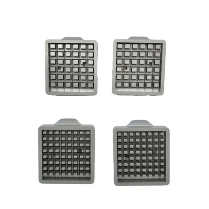 Silver 64 Hole 36 Hole Potato Slicer High Quality PP French Fries Slicer Blade Vegetable Shredder Meat Chopper Blade