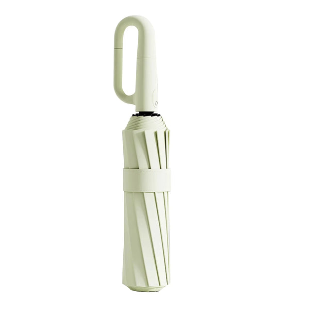 20Bones Windproof Fully Automatic Folding Umbrella with Loop Buckle UPF50+ Portable Compact Sun Rain Umbrellas for Women and Men