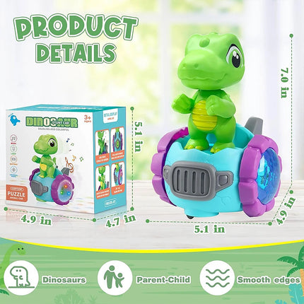 Dinosaur robot toys for boys, dinosaur toys for kids aged 3-5, interactive robot toys for kids aged 3-5, dancing car, birthday g