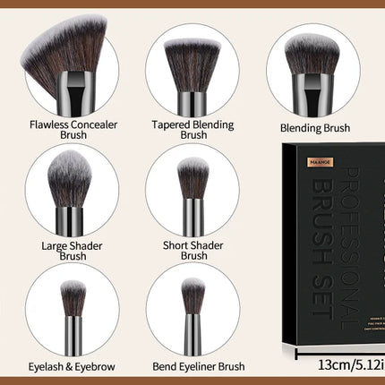 MAANGE Professional Gift Box 25 Pieces Makeup Brushes Kit Face Eye Beauty Brushes For Foundation Conceal Eyeshadow Contour Brush