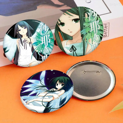 Classic Horror Game Saya No Uta Anime Brooches Cute Cartoon Badge Jacket Jeans Lapel Pin Gift Accessorie