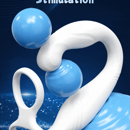 Male Sex Toys Rotating Anal Vibrator Prostate Massager Dual Penis Ring Cock Rings Anal Butt Plug Vibrators Anal Toys for Men 18+