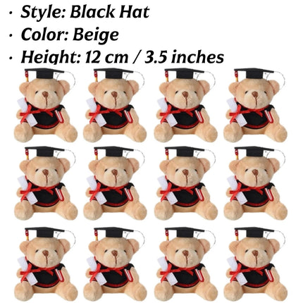 Graduation Bear Plush Gift Bulk 2026 Bear Stuffed Animal with Cards Graduation Cap Class of 2026 Presents for Kindergarten Eleme