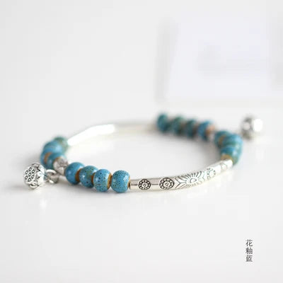 Women's Ceramic hand made DIY Bracelets Artware Retro bracelet for woman girl gift Fashion Jewelery wholesale #1555