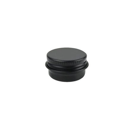 50Pcs 5g Empty Mini Pink Aluminum Jars Cosmetic Small Black Metal Tins Lip Balm Jar Refillable Make Up Sample Jar with Screw Lid