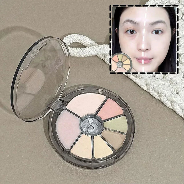 7-color Concealer Palette Waterproof & Sweatproof Concealer Cover Spots Acne Dark Circles Color Correction Cream Korean Makeup