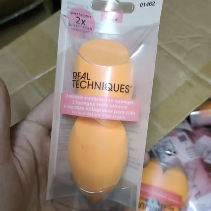 Orange Slanted Cut Makeup Sponge Beauty Egg Dry Wet Use Cross-Border Shipping Cosmetic Puff for General Population