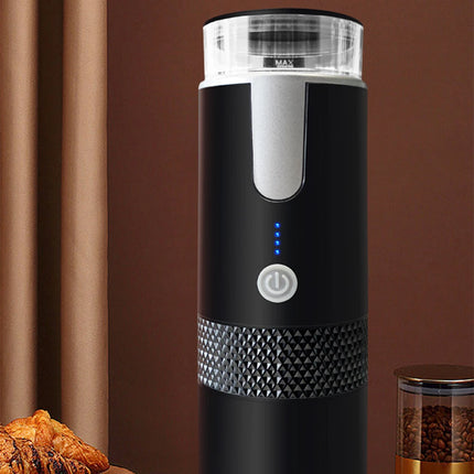 170ML Capsule Coffee Machine Wireless Automatic Coffee Machine Compatible with Capsule & Ground Coffee for Camping Travel Hiking