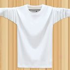 M / Pure white long t