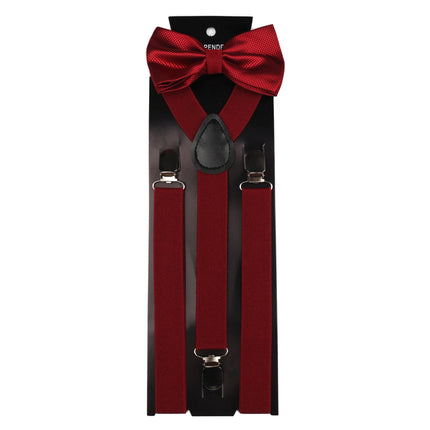 Hot Sale Suspenders Bowtie Sets Mens Women Boys Party Wedding Y-Back Shirt Braces Butterfly Belt Bow Tie Suit Accessories Gift