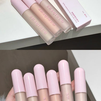 3 Colors Liquid Foundation Concealer Cream Full Covers Brightening Facial & Eye Liquid Concealer Waterproof Oil-control Make Up