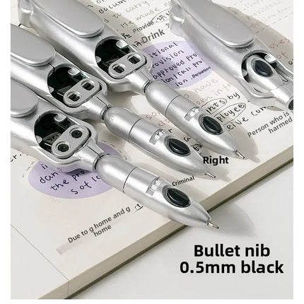 Fun Squid Pen Press Type Ballpoint Pen with Deformation Tech Viral Stationery for Office School Use Gift