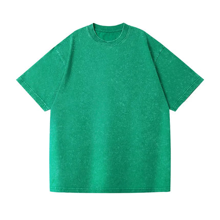 Custom Streetwear Vintage Washed Cotton Tee Oversized T-Shirt Retro Hip Hop Style 100% Cotton Personalized Design Men Clothing
