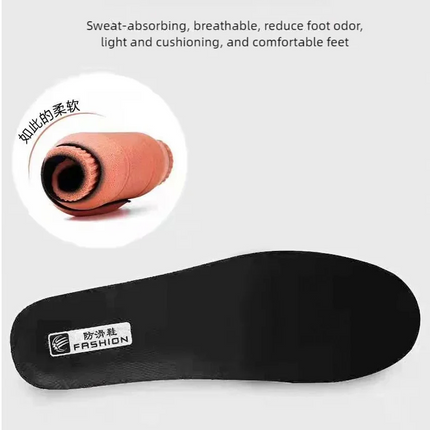 Chef shoes four season soft-sole anti-slip oil-proof waterproof portable kitchen work shoes fashion plus size casual men's shoes