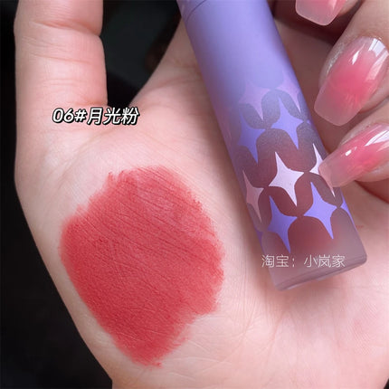 Pigeon Blood Red Matte Lipstick Waterproof and Lasting Blue Gothic Lip Gloss Sexy Punk Black Lip Tint Dark Lip Cream Makeup