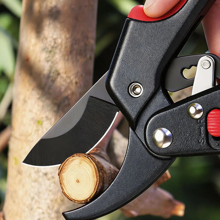 Heavy Duty Ratchet Pruning Shears Garden Loppers Branch Cutter Labor Saving Fruit Tree Trimming Scissors Landscape Gardening Too