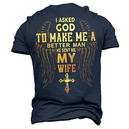 2024 Summer Men's Crucifix T Shirt 3d Print Letter Short-sleeved Cross Oversized Tops Ropa Hombre Jesus Christ T-shirts Male Tee