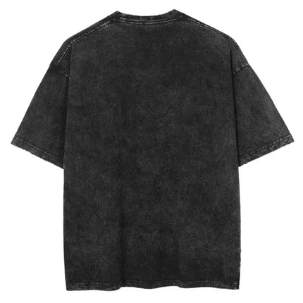 Nirvana rock band men's Retro cotton Washed Tee In Utero album man Women's oversized Y2K distressed T-shirt Casual Loose streetwear