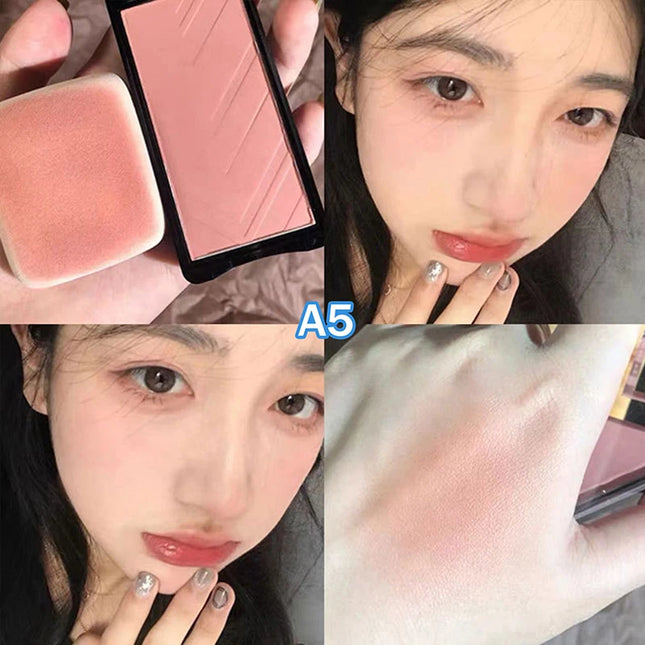[MP]Girl Blush Peach Makeup Blusher Palette Cheek Nude Brown Contour Blush Cosmetics Korean Natural Rouge Cheek 6 Colors