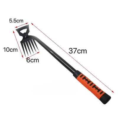 Heavy-duty long-handled weeder, a manual weed removal tool, suitable for gardens, lawns and farms
