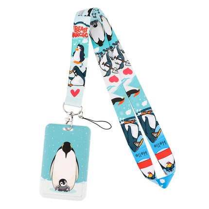 New Sakura Cherry Blossoms Flower lanyard card ID Badge Holder Keychain Pass Gym Mobile Kids Key Holder Key Rings Gift