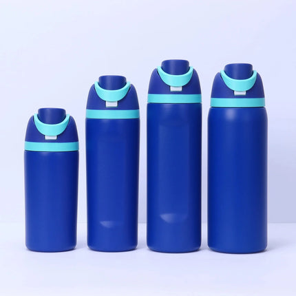 Portable Double-Sided Sport Water Fruit Cup Large Capacity Vacuum Insulated Stainless Steel 304 Two-Way Drinking Insulation Cup
