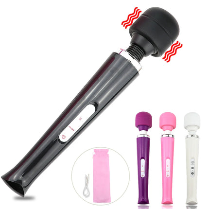 Powerful Magic Wand Vibrator Big AV Body Massager 10 Frequency Vibrator for Female G spot Clitoral Stimulator Adult Sex Toy