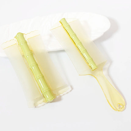 2 pieces of dandruff comb, lice comb, hair comb double-sided fine tooth comb, adult or pet comb, special for real hair wigs
