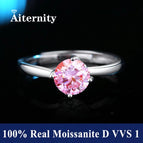 1.0ct with box / SZ-Pink Moissanite