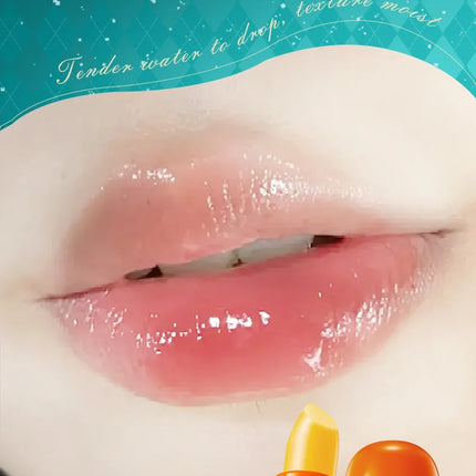 SADOER Christmas Honey Lip Balm Cherry Avocado Brightening Lips Balm Moisturizing Anti Cracking Hydrating Repair Lipstick