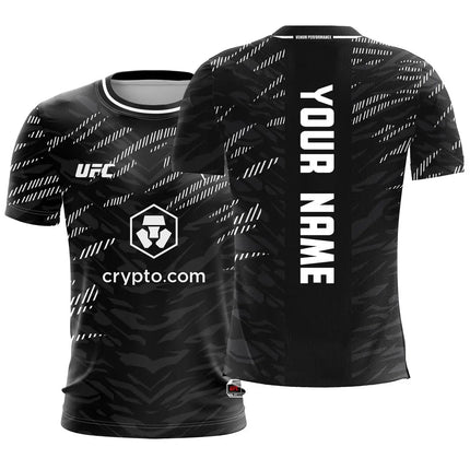 2026 New Customized Name UFC Boxing New Hot Selling Fans T-shirt Extreme Sports Round Neck Short Sleeve Casual Fashion Top