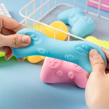 1/8PCS Game Pad Squishy Toys Stretch Slow Rebound Stress Relief Fidget Toys Kawaii Stress Ball Mochi Squishies for Kids Gifts