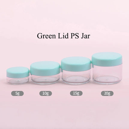 10/50/100pcs Empty Plastic Jar 5G 10G 20G Ps Jars Serum Pots Eye Cream Case Makeup Container Lip Balm Cans Cosmetic ZM003