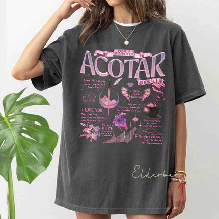 Proud Member of ACOTAR Book Club Shirt Fantasy Book Lover Tee Sarah J Maas Fan T-Shirt Comfort Bookish Shirt Aesthetic Tee