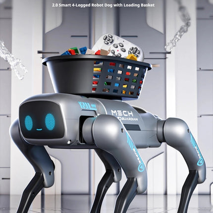 2026 New Ai Intelligent Smart Robot Dog Remote Control Toy Programmable With Loading Basket For Boys Birthday Festival Gift
