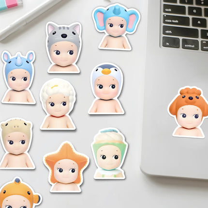 10/30/50PCS Sonny Angel Cartoon Cute Sticker DIY Phone Laptop Luggage Skateboard Graffiti Decals Fun for Kid