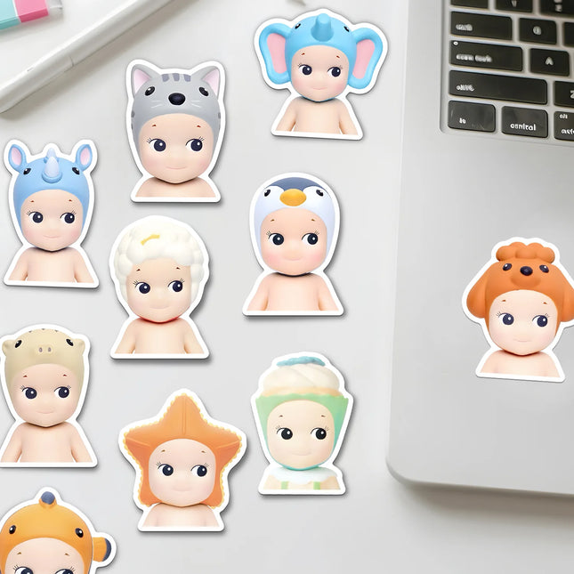 10/30/50PCS Sonny Angel Cartoon Cute Sticker DIY Phone Laptop Luggage Skateboard Graffiti Decals Fun for Kid