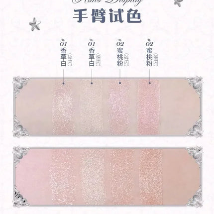 Flower Knows Shell's Jewel Collection Double-head Shimmer Eyeliner Pen Lying Silkworm Waterproof Highlighter Eyeshadow