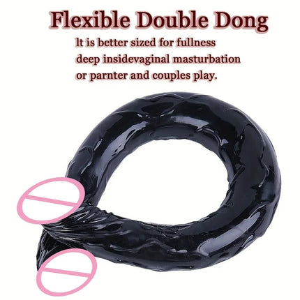 Adult Sex Toy Anal Toy Dual-head Ultra-long and Extra-large Simulated Dual-head Fake Penis, Simulated Penis, Lesbian Dildo 18+