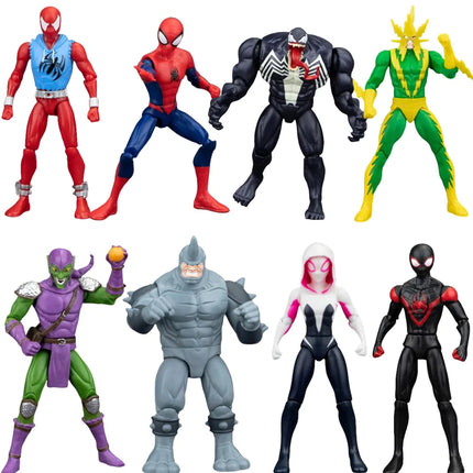 ZD Avengers Super Hero Iron Man Spiderman Gwen Action Figure Collectable Model Desktop Ornaments Toys Children Birthday Gifts