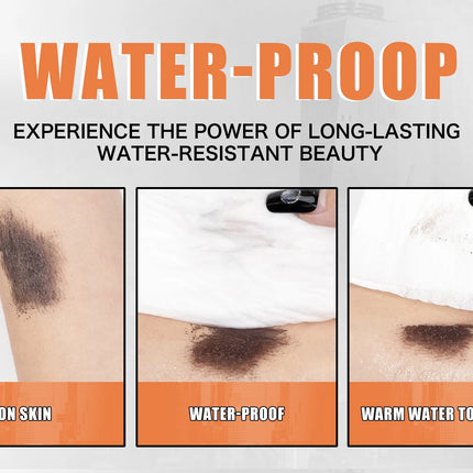 Double Ended Waterproof Mascara Black&Brown, Long-Lasting Lashes, Volumizing Lengthening for All Skin Types, Mascara Waterproof