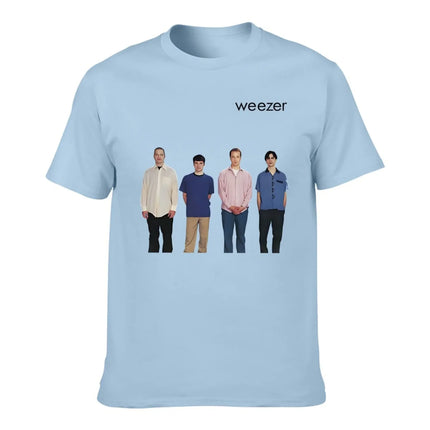 Weezer 1994 album band print T-shirt men's summer hip-hop street casual loose T-shirt oversized O-neck short-sleeved top