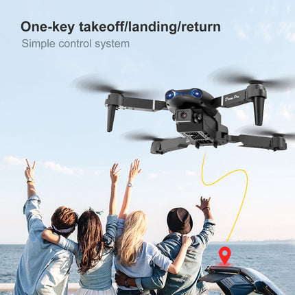 E99 Foldable Drone Dual Screen Switch Fine Tuning Button Gesture Control Optical Flow Indoor Hover Outdoor Aerial RC Quadcopter Drone