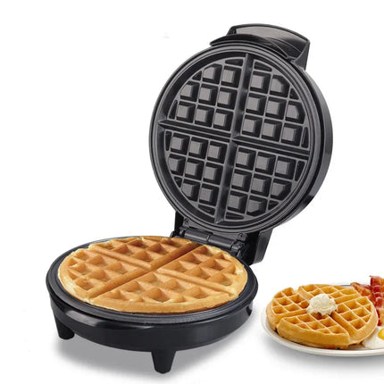220V Household Waffle Machine Household Homemade Breakfast Sandwich Machine Adjustable Temperature Control Electric Cake Bell
