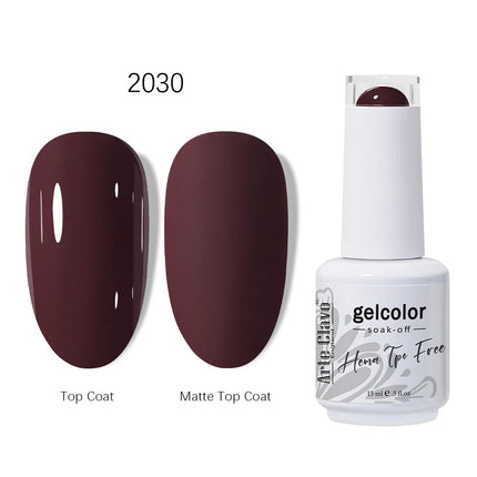 Arte Clavo HEMA TPO FREE Gel Nail Polish 15ML Long Lasting For Manicure Semi Permanent Nail Art UV LED Gel Varnish Nail Supplies