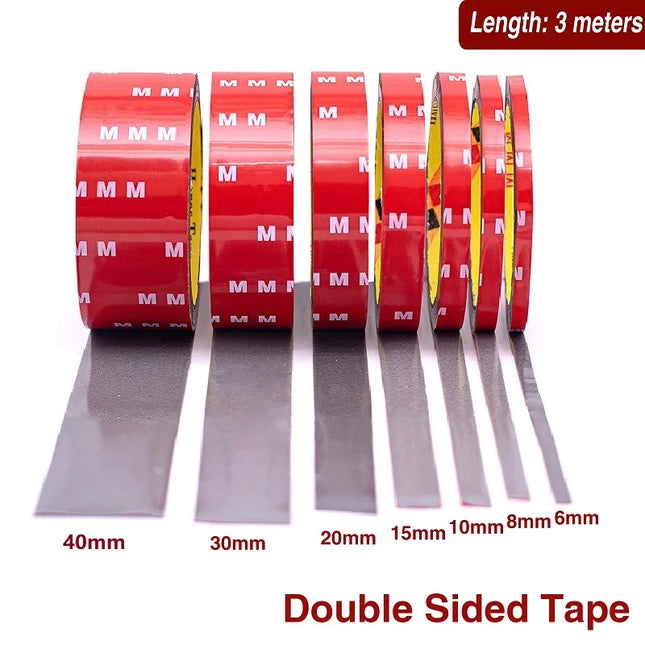 300CM Extra Strong Double Sided Tape Adhesive Car Special Tear Off Without Leaving Traces High Viscosity Mounting Fixing Sticky